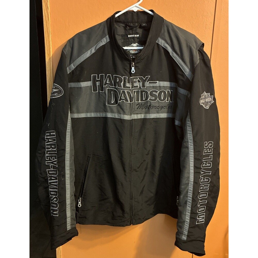 Men’s Harley Davidson Genuine Motor Clothes Riding Jacket Size XL